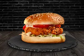 Crispy burger