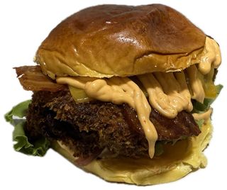 Hamburguesa la pollita del pato