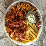 Домашно приготвен свински гирос