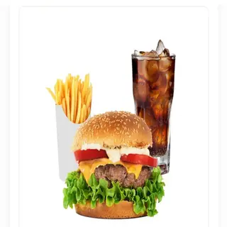 Menu Hamburguesa +1 patata +lata