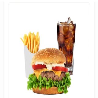 Menu Hamburguesa +1 patata +lata