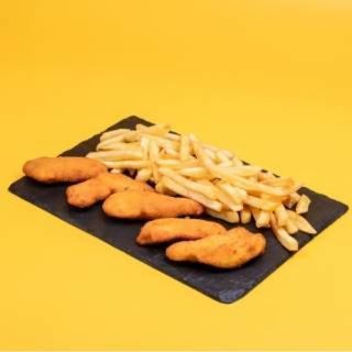 Palomitas de Pollo Con Patatas (10 unidades)