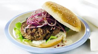 Panino con hamburger di scottona