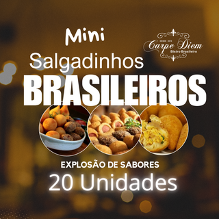 20 SALGADINHOS BRASILEIROS 
