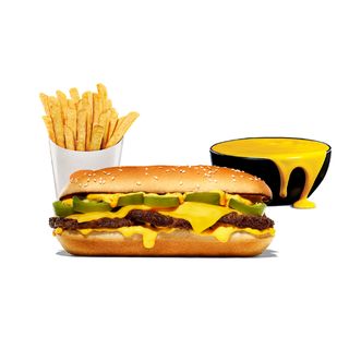 Long Chilli Cheese Beef Combo