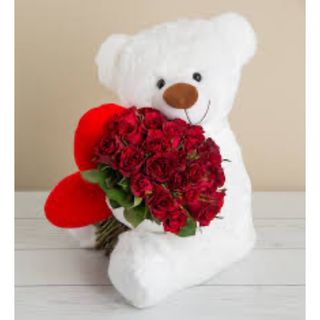 დათუნია წითელი ვარდებით (10ცალი)