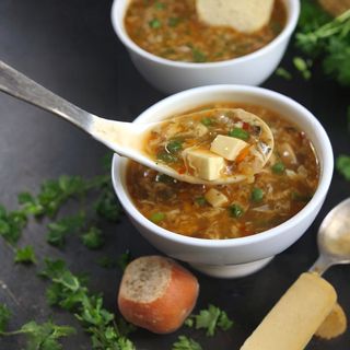 Classic hot & sour Prawns soup