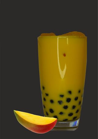 Mango milk tea (500мл)