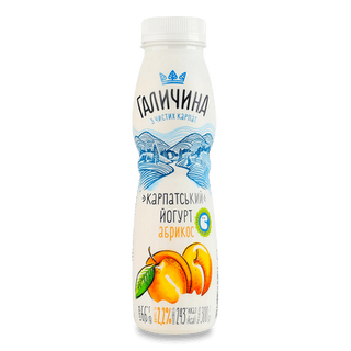 Йогурт Галичина Карпатський абрикос 2,2% (300г)