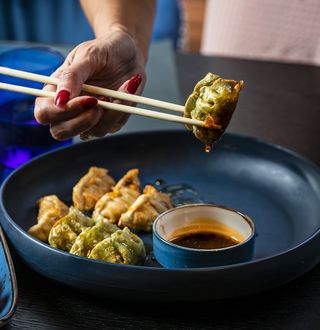 Gyozas Langostinos y Verduras