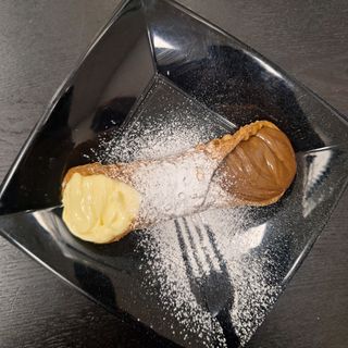 Cannolo Siciliano con Nutella e Cioccolato Bianco