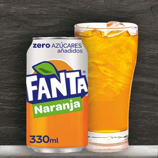 Fanta Naranja lata 330ml.