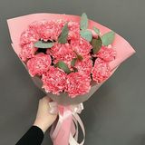 Buchet 19 garoafe roz