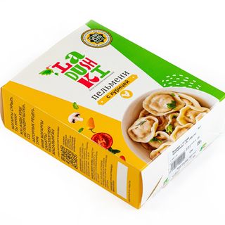 Пельмени с курицей полуфабрикат с.м.(400 гр)