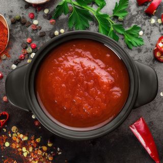 Salsa kebab roja picante