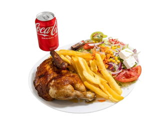 Menú 1/2 Pollo Asado