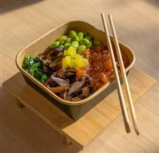 Salmon poke bowl