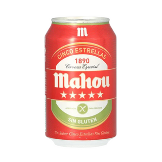 Cerveza Mahou sin gluten 5,5% vol.