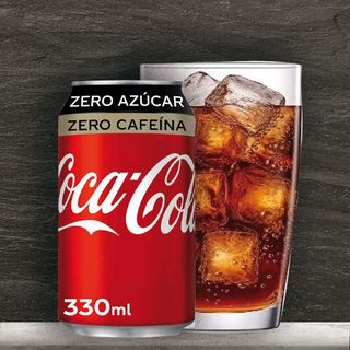 Coca-Cola Zero Azúcar Zero Cafeína lata 330ml.
