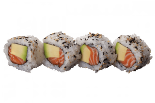 Калифорния сьомга и авокадо - 4 бр