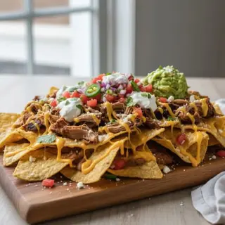 Nachos con Carnitas