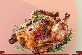 Menú Medio Pollo Asado