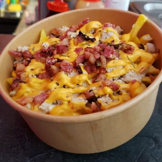 Frites bowl viande hachée bacon 