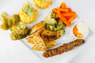 Brochetas De Carne De Ternera Picada