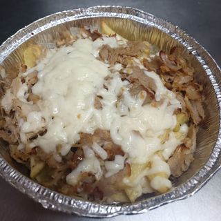 Papas locas kebab pollo