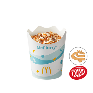McFlurry® KitKat® z polewą karmelową