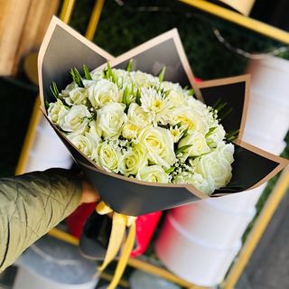 Bouquet de fleurs Blanc 