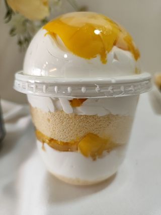 Taza De Pastel Con Mango