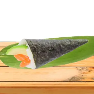 92-Temaki De Salmón Con Aguacate (1 Ud.)