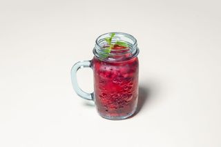 Лимонад с мякотью малины