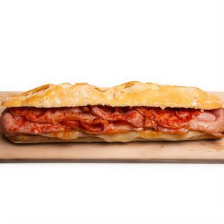 Bocadillo De Lacón Caliente