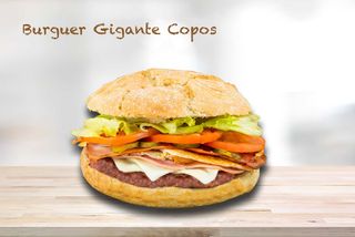 Hamburguesa De Pollo Gigante Copos