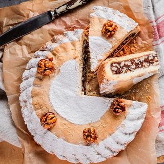 Тарт "Ореховый" с карамелью (930 гр.)