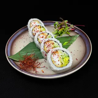 Uramaki kalmar w tempurze 
