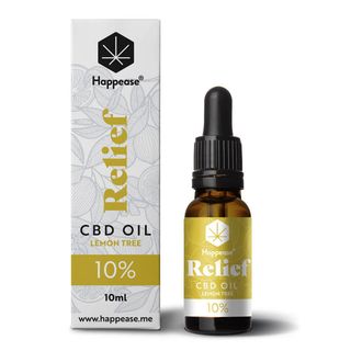 Ulei Happease 20% CBD - Relief, Lemon Tree, 10ml