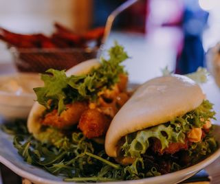 Bułeczki bao z krewetkami panierowanymi 2 szt.