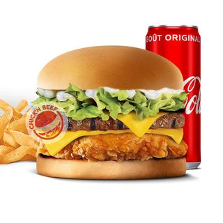 Menu Chick'n Beef Junior