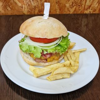 Hamburguesa con queso