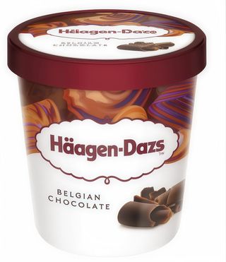 Helado Häagen Dazs Chocolate Belga (460 Ml.)