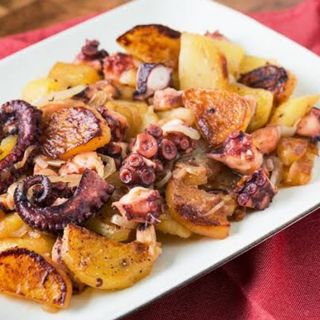 Polpo Spadellati Con Patate E Pomodorini
