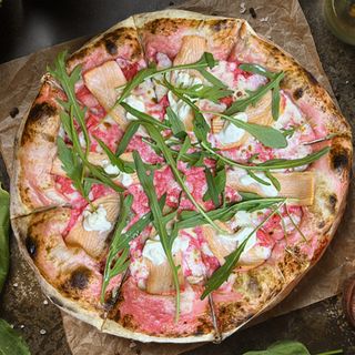 Семга со страчателлой