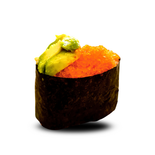 Gunkan z awokado i kawiorem