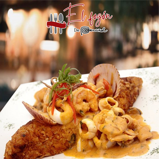 Tacu Tacu En Salsa De Mariscos