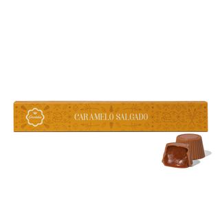 Bombons de Chocolate de Leite e Caramelo Salgado