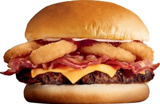 Onion Ring beef burger (350г.)