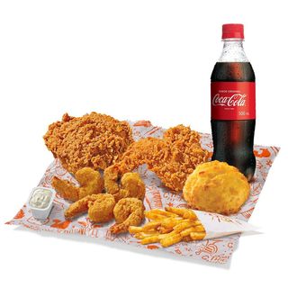 Menú Pollo Frito (12 Uds.)